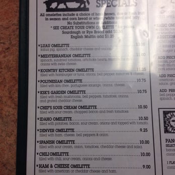 Kountry Style Kitchen Restaurant - Menu 1 - Breakfast & Brunch Near Me - Ewa Beach, Hawaii Kountry Style Kitchen Restaurant - Menu 1 - Breakfast & Brunch Near Me - Ewa Beach, Hawaii
