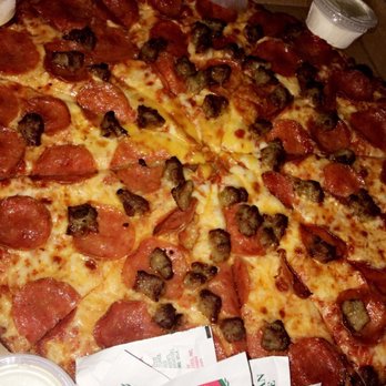 Pizza Palace - Pepperoni and Sausage!  Crispy crust and heavenly! - Pizza Near Me - Orland, California