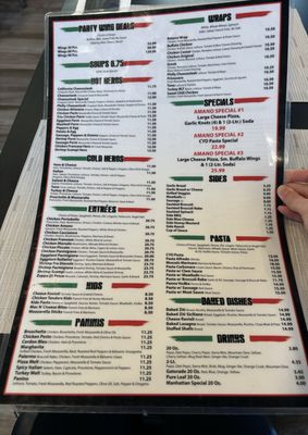 Menu photo 1 Amano Pizza South Amboy, NJ
