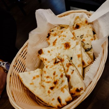 Saffron Modern Indian Dining - Garlic Naan and Chilli Cheese Kulcha - Indian Near Me - Milwaukee, Wisconsin Saffron Modern Indian Dining - Garlic Naan and Chilli Cheese Kulcha - Indian Near Me - Milwaukee, Wisconsin