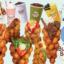 Bubble Boom Café - Bubble Boom Café - bubble gaufres, bubble tea, yaourt glacé - tout les nouveautés de street food du monde