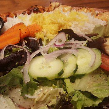 Luna Grill Dana Point - Chicken kabob plate - Mediterranean Near Me - Dana Point, California