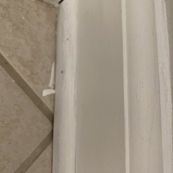 Paint Work Ahead - Base boards that were to be painted when she should have told me I could by white baseboards from Lowes - Painters Near Me Paint Work Ahead - Base boards that were to be painted when she should have told me I could by white baseboards from Lowes - Painters Near Me