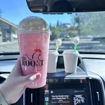 The Roost - Strawberry Italian Soda, Steamer - Coffee & Tea Near Me - Reno, Nevada