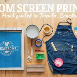 Sugarbomb - Sugarbomb is Toronto's only female owned and operated screen print shop! Everything is hand printed and made with