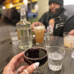 Sundry and Vice - Sharing cocktails with our good friends tonight.