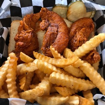 Mack's Hot Chicken - 3 pc finger and fries. - Chicken Wings Near Me - Smyrna, Tennessee