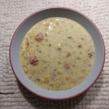 Cooking - Potato soup with meatballs and creme fraiche - Northern German Near Me