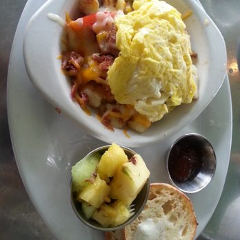 First Watch - Avocado bacon tomato hash with fruit, buttered English muffins, strawberry jam $10 - Breakfast & Brunch Near Me - Smyrna, Georgia