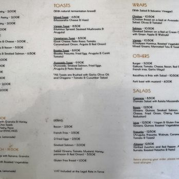LEVE Food for All - Menu (Page 2 of 2) - Breakfast & Brunch Near Me - Lisbon, 11