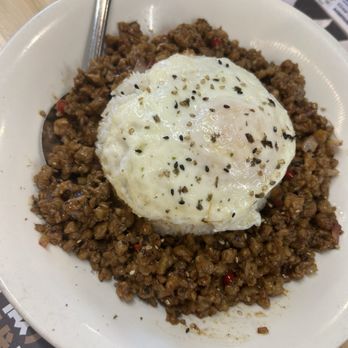 Tasty Spot Cafe - Spicy Minced Pork & Egg Rice Combo - Hong Kong Style Cafe Near Me - Rowland Heights, California