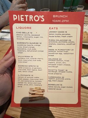 Menu photo 3 Pietro's Lodi, CA