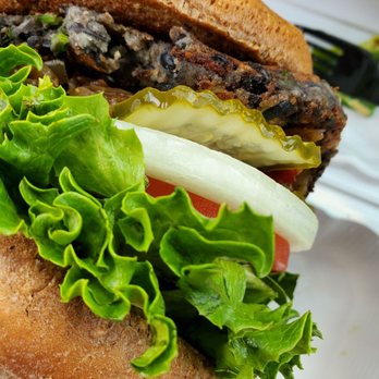 Burger Boss - Black bean burger Patty is mushy - Burgers Near Me - Tustin, California Burger Boss - Black bean burger Patty is mushy - Burgers Near Me - Tustin, California