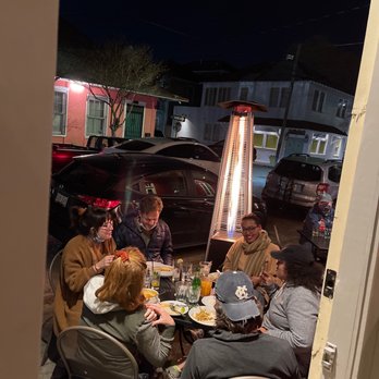 Budsi's Authentic Thai - Cool heaters for sidewalk dining on a chilly night - Thai Near Me - New Orleans, Louisiana Budsi's Authentic Thai - Cool heaters for sidewalk dining on a chilly night - Thai Near Me - New Orleans, Louisiana