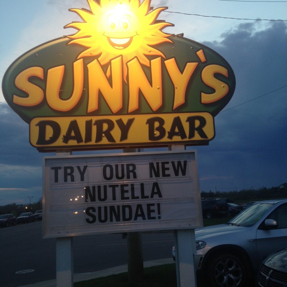 Sunny's Dairy Bar - Look for the sign! - Ice Cream & Frozen Yogurt Near Me - Summerside, Prince Edward Island Sunny's Dairy Bar - Look for the sign! - Ice Cream & Frozen Yogurt Near Me - Summerside, Prince Edward Island