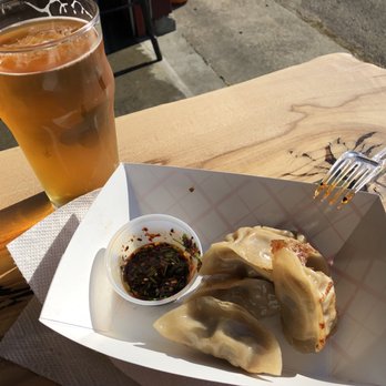 Goods Produce & Nursery - a plate of dumplings and a glass of beer - Fruits & Veggies Near Me - Bellingham, Washington Goods Produce & Nursery - a plate of dumplings and a glass of beer - Fruits & Veggies Near Me - Bellingham, Washington