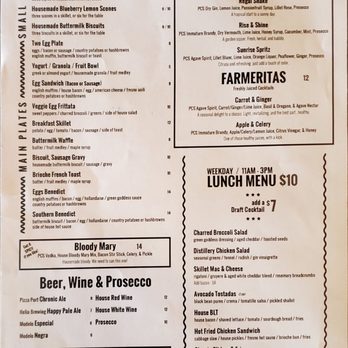 Pacific Coast Spirits - Menu - New American Near Me - Oceanside, California Pacific Coast Spirits - Menu - New American Near Me - Oceanside, California