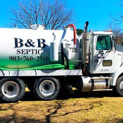 Twisted B Septic Services - one of our trucks that we use to provide service