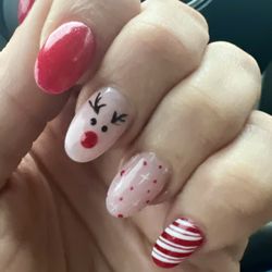 Pure Lux Spa - Christmas nails!