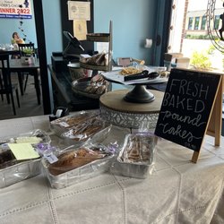 The Three Earred Rabbit - Pound cakes for the road! They have gluten free pound cakes in the freezer!