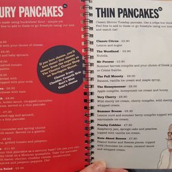 Hanky Panky Pancakes - Menu
