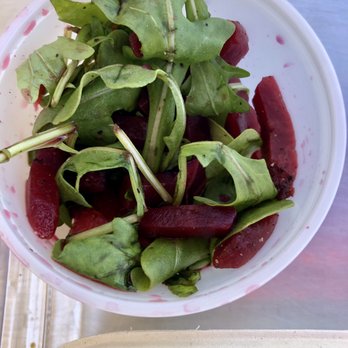 Mazra - Side of Beet & Arugula Salad - Middle Eastern Near Me - San Bruno, California Mazra - Side of Beet & Arugula Salad - Middle Eastern Near Me - San Bruno, California