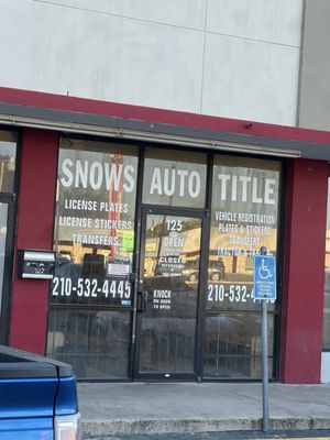 Snow's Auto Title Services