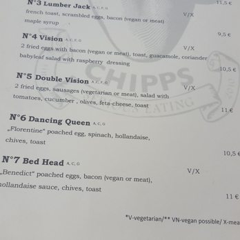 Chipps - Brunch menu - International Near Me - Berlin, BE