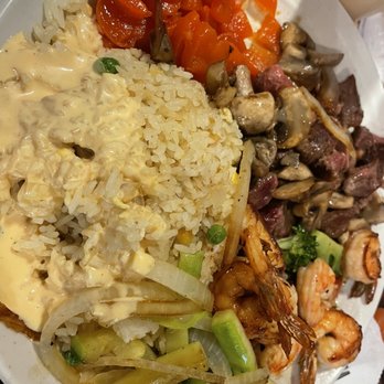 Sakura Japanese Seafood Sushi - Ribeye & shrimp hibachi plate - Japanese Near Me - Florence, South Carolina Sakura Japanese Seafood Sushi - Ribeye & shrimp hibachi plate - Japanese Near Me - Florence, South Carolina