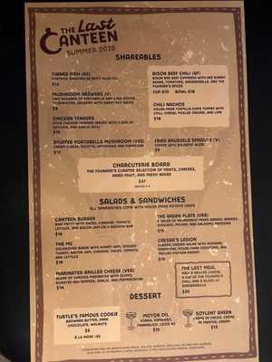 Menu photo 2 The Last Canteen Los Angeles, CA Menu photo 2 The Last Canteen Los Angeles, CA