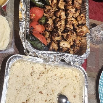 Yallah Habibi - Chicken Thigh Kabob, family style. - Kebab Near Me - canoga park, California Yallah Habibi - Chicken Thigh Kabob, family style. - Kebab Near Me - canoga park, California