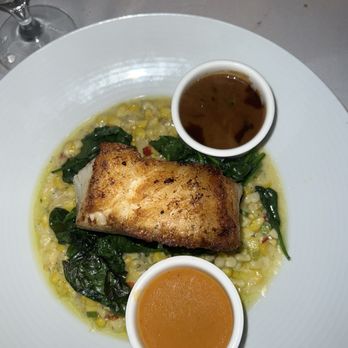 Flagler Steakhouse - Pan Roasted Chilean Sea Bass - Steakhouses Near Me - Palm Beach, Florida