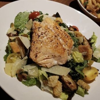 Yard House - Kale & Romaine Caesar with Salmon - New American Near Me - Palmdale, California Yard House - Kale & Romaine Caesar with Salmon - New American Near Me - Palmdale, California