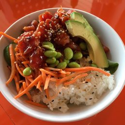 a bowl of rice and vegetables a bowl of rice and vegetables