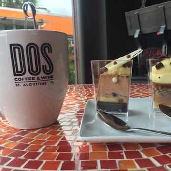 Dos Coffee & Wine - Coconut white tea with raspberry and a Southern Belle pecan pie treat, and a espresso mocha pie. - Coffee & Tea Near Me - St Augustine, Florida Dos Coffee & Wine - Coconut white tea with raspberry and a Southern Belle pecan pie treat, and a espresso mocha pie. - Coffee & Tea Near Me - St Augustine, Florida