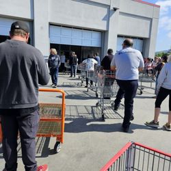 Costco Wholesale - The line before they open