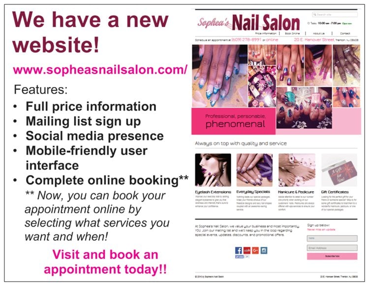 SOPHEA’S NAIL SALON 18 Photos 20 E Hanover St, Trenton, New Jersey