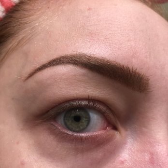 Posh Permanent Makeup - Day 1 Brows (no flash) - Permanent Makeup Near Me - Bee Cave, Texas