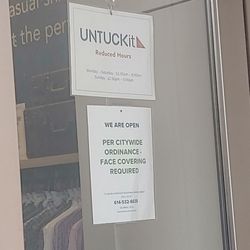 UNTUCKit - Slightly different hours