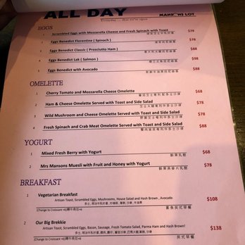 Mansons Lot - All Day menu - Cafes Near Me - Hong Kong, HK Mansons Lot - All Day menu - Cafes Near Me - Hong Kong, HK