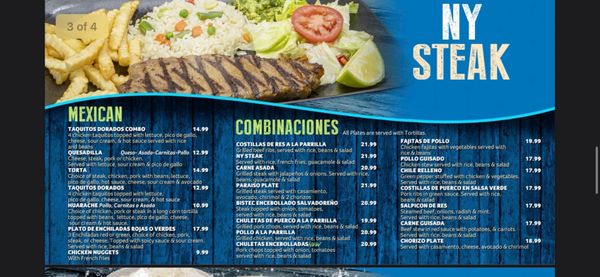 Menu photo 4 El Paraiso Restaurante Lake Forest, CA Menu photo 4 El Paraiso Restaurante Lake Forest, CA