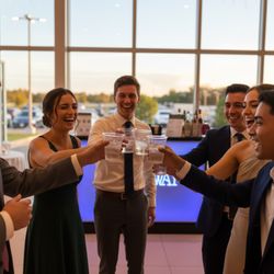 Halloway Mobile Bar Services - mobile bartending at a corporate holiday party