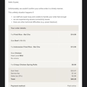 Turkey Berry - The cancellation receipt - Asian Fusion Near Me - Philadelphia, Pennsylvania Turkey Berry - The cancellation receipt - Asian Fusion Near Me - Philadelphia, Pennsylvania