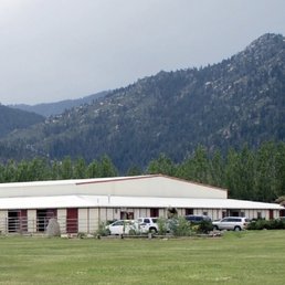 Outside barn