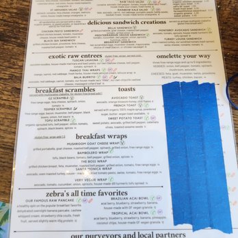 Green Zebra Cafe - Menu May of 2023 - Juice Bars & Smoothies Near Me - Sarasota, Florida Green Zebra Cafe - Menu May of 2023 - Juice Bars & Smoothies Near Me - Sarasota, Florida