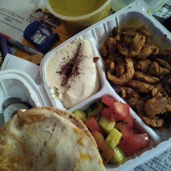 Palmyra - Lental soup and chicken shawarma - Mediterranean Near Me - San Francisco, California