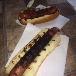 The Hot Dog Guy - Fire grilled! Yum!!