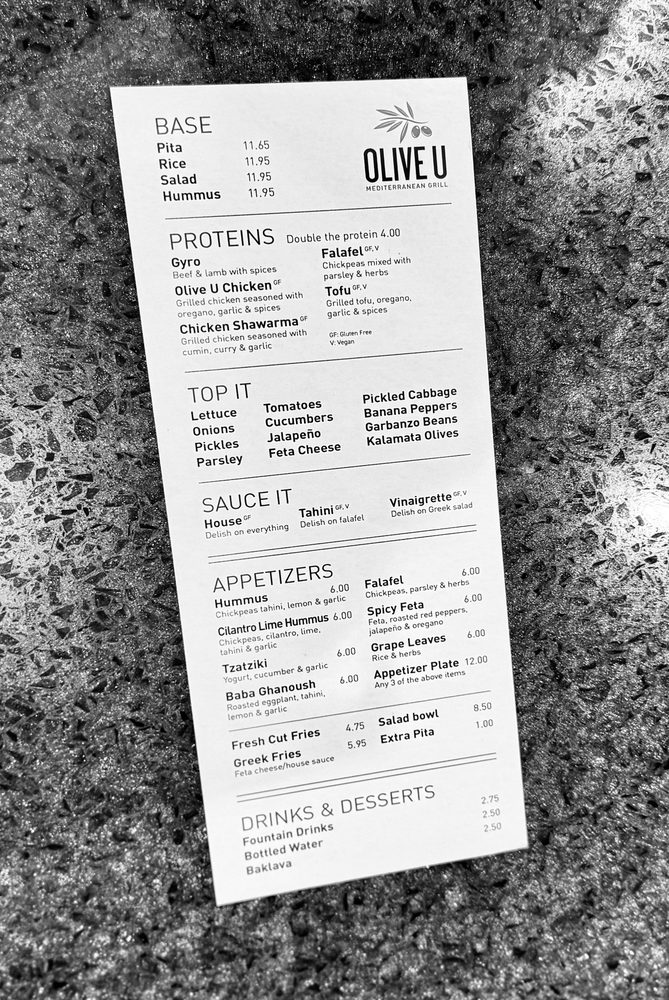 Olive U Mediterranean Grill