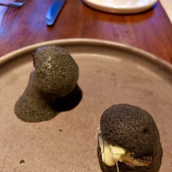 O Ya - Squid ink bubbles - Japanese Near Me - Boston, Massachusetts O Ya - Squid ink bubbles - Japanese Near Me - Boston, Massachusetts
