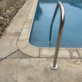 Smith Pools - Handrail installation for save entry and exit - Pool & Hot Tub Service Near Me Smith Pools - Handrail installation for save entry and exit - Pool & Hot Tub Service Near Me